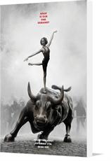 Canvas print of Occupy Wall Street Poster Firesale (Limited Edition) by the artist occupywallstreet