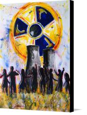 Canvas print of Radioactive - New Generation by the artist artbasik Michael Rados
