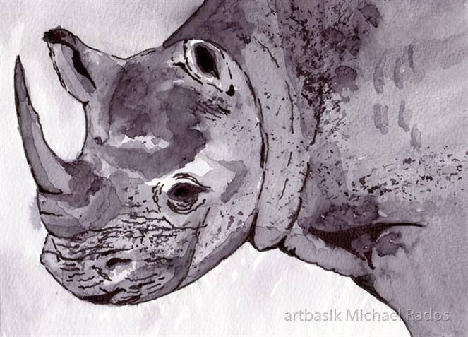 Rhino by artbasik Michael Rados