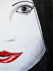 Poster print of Beauty - Lips by the artist artbasik Michael Rados