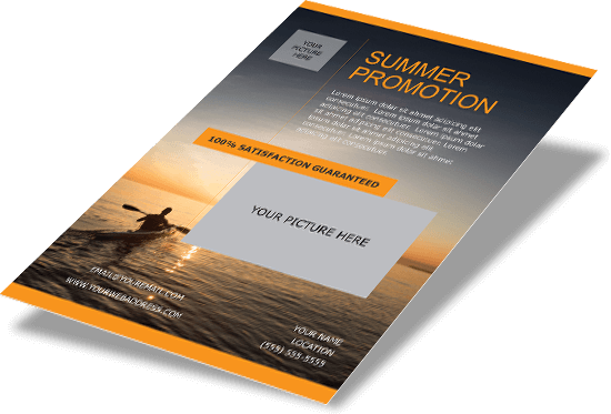 Custom flyers on sale