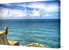 Canvas print of El morro Castle Puerto Rico by the artist sirg
