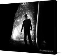 Canvas print of Freddy Vs. Jason by the artist JThomasKarnick