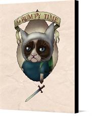 Canvas print of Grumpy Time by the artist Jason Wright Studios