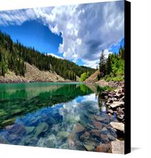 Canvas print of Lost Lake by the artist SeanSouthwellSnapped