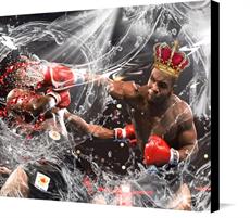 Canvas print of Mike Tyson Poster Exclusive Edition Mike Tyson Canvas by the artist Royal Printing