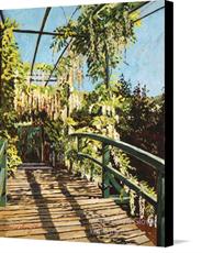 Canvas print of Monet's Bridge Giverny by the artist David Lloyd Glover Wall Art
