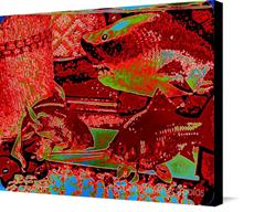 Canvas print of OH! OH! by the artist BENT AND TWISTED STUDIOS