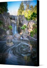 Canvas print of River Swirl Poster Exclusive Edition River Swirl Canvas by the artist Royal Printing