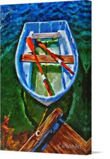 Canvas print of Saltspring Blue by the artist Carlyle Art