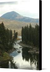 Canvas print of Snake River by the artist Nature Studio