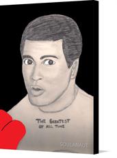 Canvas print of THE GREAT MUHAMMAD ALI by the artist SOULANAUT