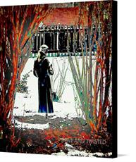 Canvas print of WINTER GROTTO by the artist BENT AND TWISTED STUDIOS