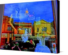 Canvas print of WITCHING YOU WERE HERE by the artist BENT AND TWISTED STUDIOS