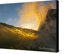 Canvas print of Yellow Burst by the artist JSea Photography
