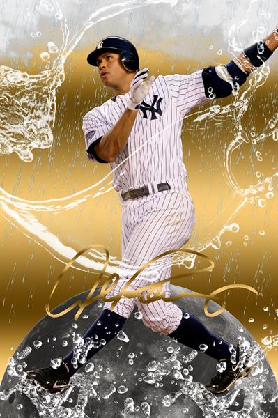 Alex Rodriguez Poster Exclusive Edition and Alex Rodriguez Canvas by