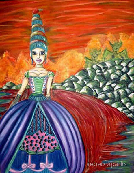 Marie-Antoinette-in-Hell by rebeccaparks