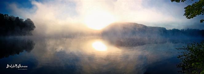 Morning-Fog-on-the-Lake by Baldii McGuiness Photography