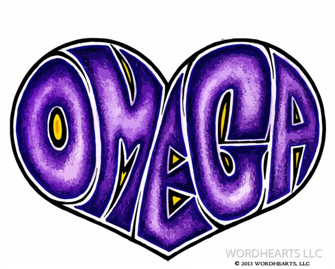 OMEGA-WORDHEART by WORDHEARTS LLC