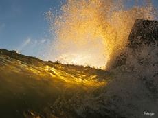 Poster print of Yellow Burst by the artist JSea Photography