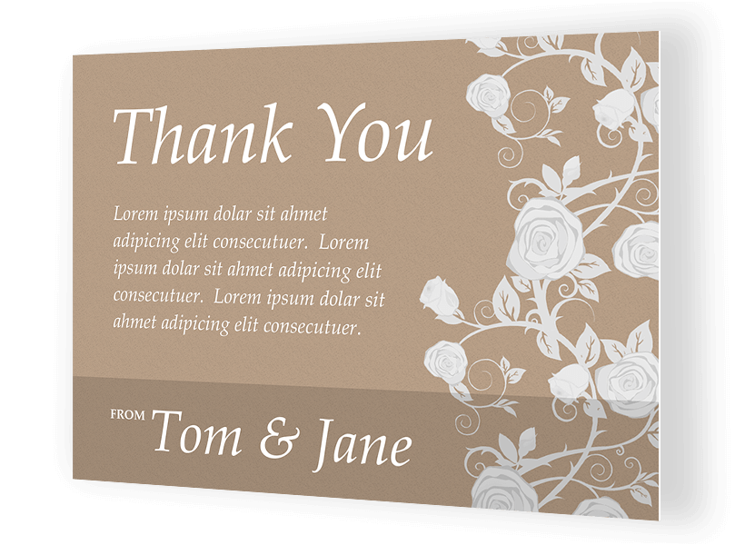 thank you card printing