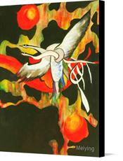 Canvas print of Back to home by the artist Meiying