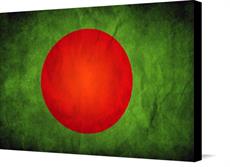 Canvas print of Bangladesh Flag Canvas Exclusive Edition Bangladesh Flag Poster by the artist Royal Printing