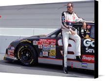 Canvas print of Dale Earnhardt Canvas Exclusive Edition Dale Earnhardt Canvas by the artist Royal Printing