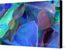 Canvas print of Fluorescent Glass 8 by the artist HighEnergyPhotography