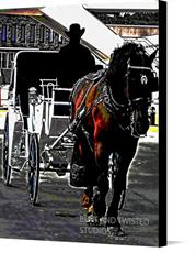 Canvas print of GRIM REAPER FUNERAL Ldt Ed of 10 by the artist BENT AND TWISTED STUDIOS