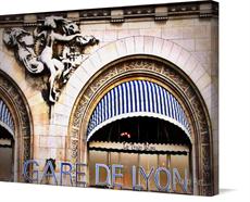 Canvas print of Gare de Lyon by the artist Dia'n Art