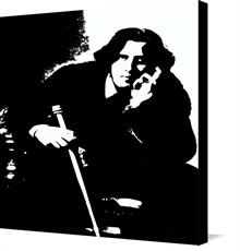Canvas print of Oscar Wilde by the artist icarusismart Matthew Lacey