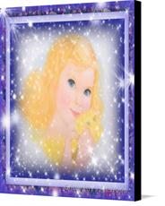 Canvas print of Our Golden Northern Girl by the artist Grittynitty's Art World