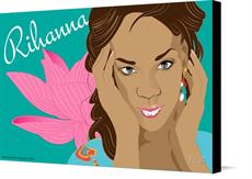 Canvas print of Rihanna by the artist XtraT