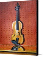 Canvas print of Still Life of Violin by the artist RBMcGrath