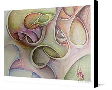 Canvas print of &quot;The Eye&quot; by 210 Artist-Jesse Esparza Jr.  by the artist 210 Artist