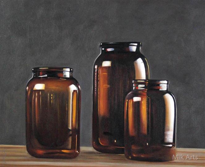 Amber-jars by Mik Arts