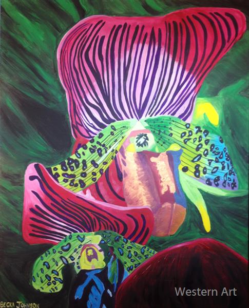 Lady-Slipper-Flower by Western Art