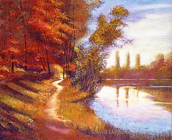 Lakeside-Colors by David Lloyd Glover Wall Art