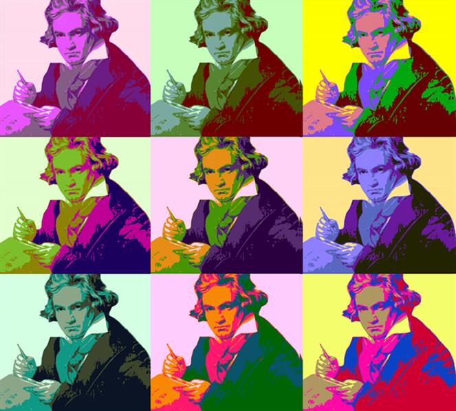 Ludwig-Van-Beethoven--1712-73--Pop-Art by icarusismart Matthew Lacey