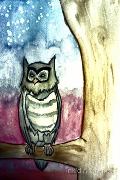 Night-Owl by Ink'd Artscapes