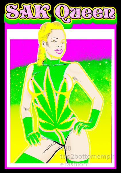 SAK-QUEEN-MARIJUANA-MOVEMENT by 420 top2bottomempire fashion