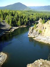 Poster print of A River Runs Through It  by the artist Crossing Borders Media