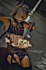 Poster print of Adela Arson by the artist Baldii McGuiness Photography
