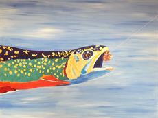 Poster print of Brown Trout by the artist Western Art