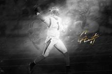 Poster print of Cam Newton Poster Exclusive Edition Cam Newton Canvas by the artist Royal Printing