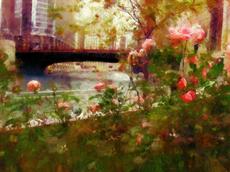 Poster print of Chicago river Walk by the artist PhotoscapesOhio