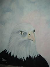 Poster print of Eagle Eye by the artist House of Clay