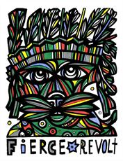 Poster print of Fierce Revolt BuddaKats by the artist The BuddaKats