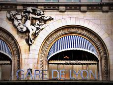 Poster print of Gare de Lyon by the artist Dia'n Art